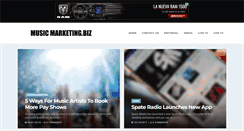 Desktop Screenshot of musicmarketing.biz