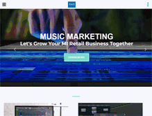 Tablet Screenshot of musicmarketing.ca